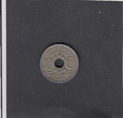 Beschrijving: 10 Centimes HOLE